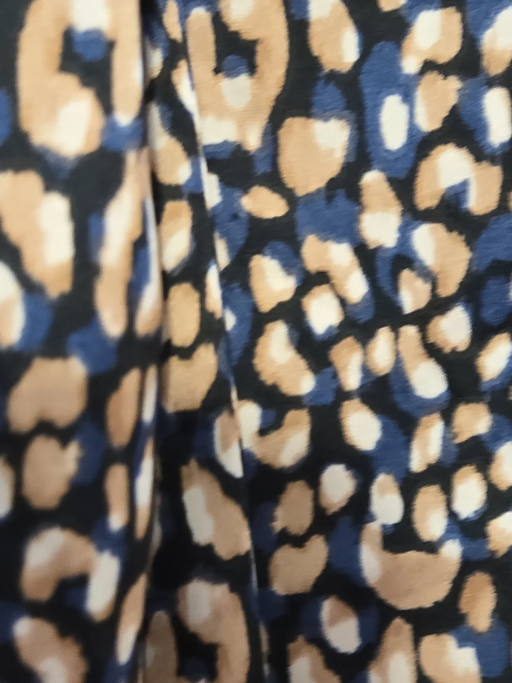 J.Crew 365 XS Leopard Print Tie Neck Sleeveless Blouse Animal Print Top